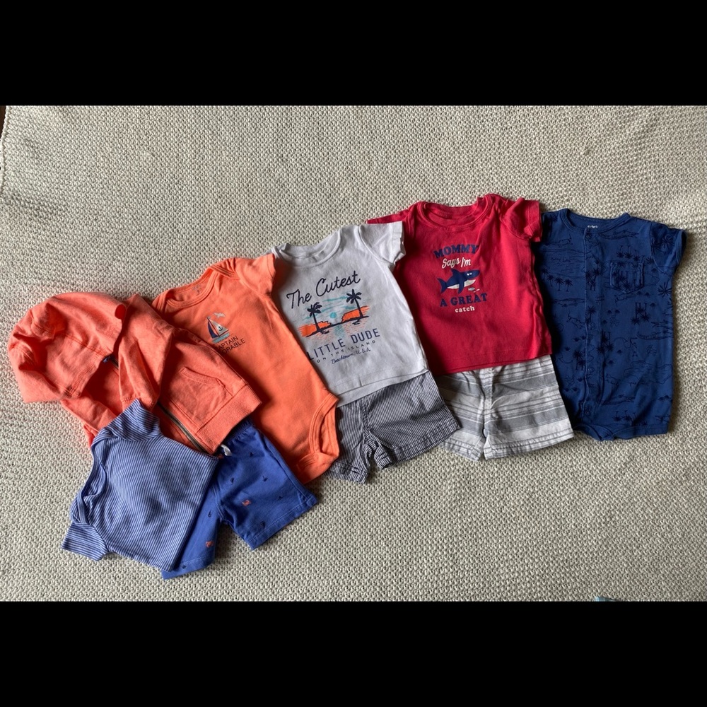 GUC Carter’s Boy 9 Month Summer Bundle